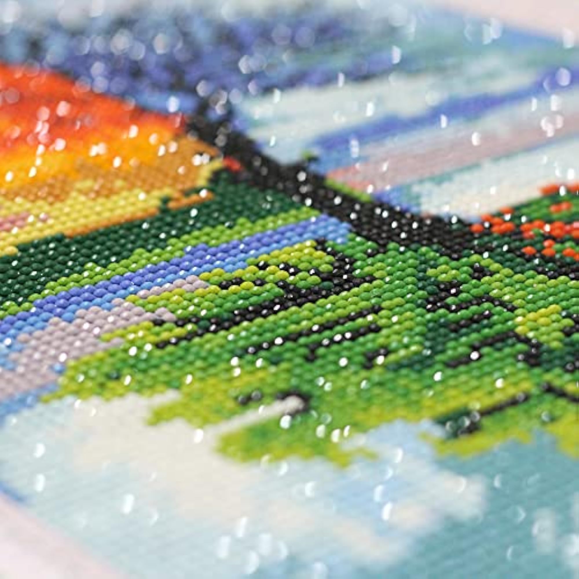 DIY 5D Bear Pattern Resin Mosaic Embroidery Kit