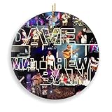 Christmas Tree Ornaments Circle Dave Acrylic Matthew Birthday X-mas Band Gift for Friends Decor Family New Year Holiday