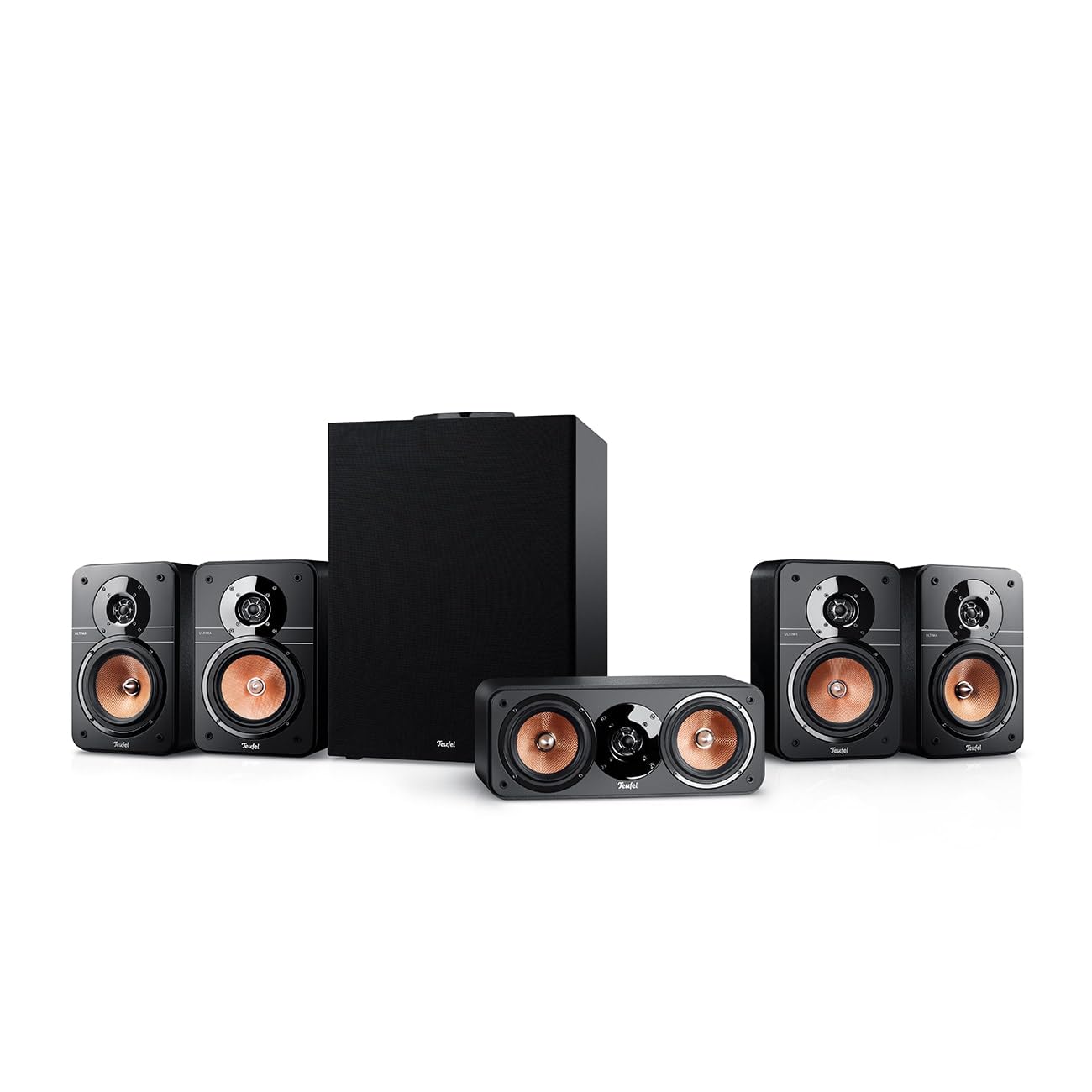 Teufel Ultima 20 Concept Power Edition - 5.1 Surround Soundsystem, Komplettsystem Heimkino mit integriertem AV-Receiver, Bluetooth, Dolby Audio, USB-C-Soundkartenfunktion, HDMI ARC CEC