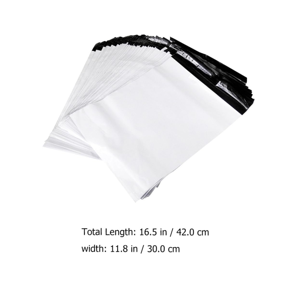 MAGICLULU 100 Pièces Enveloppe Plastique Auto-scellante Sac Postal Épais Lot De Sac Expédition Résistant à Usure Et Imperméable