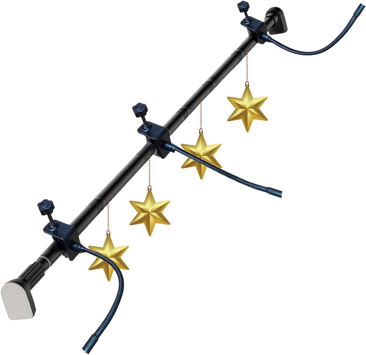 フロントドア用ガーランドハンガー,調整可能 ガーランドハンガー - 金属製 装飾ホルダー リース ライト飾り クリスマス ハロウィン