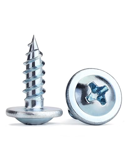 (400 piezas) # 8 × 12 "Tornillo de madera de acero de aleación estándar Phillips cabeza de braguero rápido autorroscante por B1jounie YA