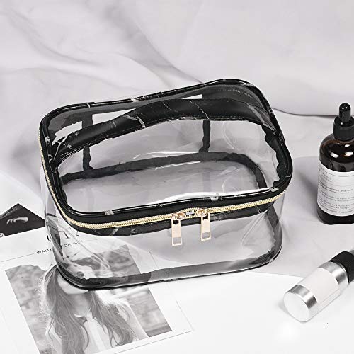 DECDEAL Maquiagem portátil Bolsa de Cosméticos Caso de Armazenamento Transparente Bolsa de Viagem Tr