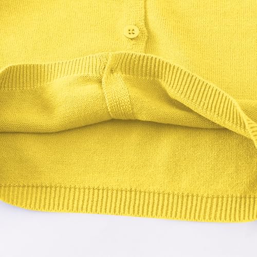 Boys Girls Crewneck Cardigan Sweaters Long Sleeve Kids Button Cotton School Uniform Knit Tops Outwear4
