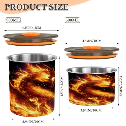 Envase para café aire hermético acero inoxidable 17oz miniatura 2