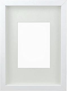 Dekorahmen, weiß, Format ca. 250 x 300 x 45 mm, Fenstergröße jeweils 115 x 165 mm, nutzbare Tiefe 20 mm