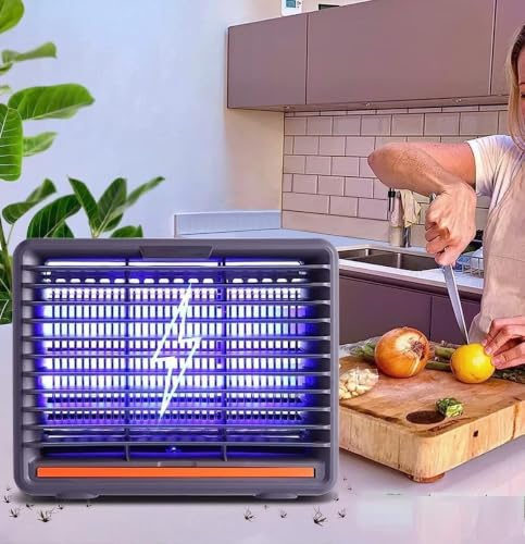 Image of Electric Mosquito Killer, Fly Insect Killer Machine, Insect Bug Zapper,Fly Catcher and Trap Killer LED Lamp for Restaurants,Home,Office,Bedroom (Grey-6)