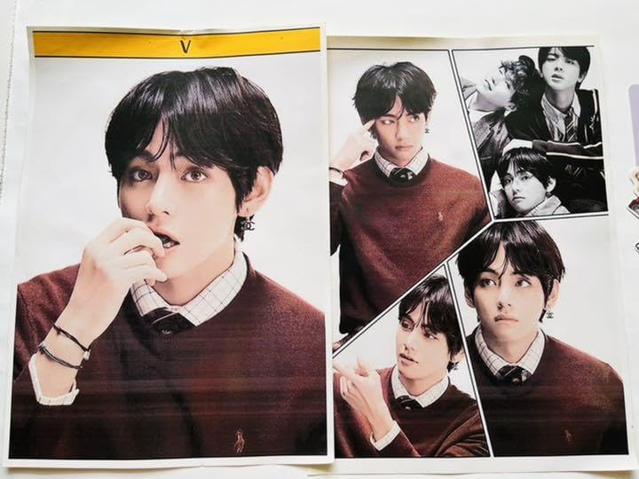 Amazon.co.jp: MB 13 BTS テテ V グッズセット セール ポスター トレカ