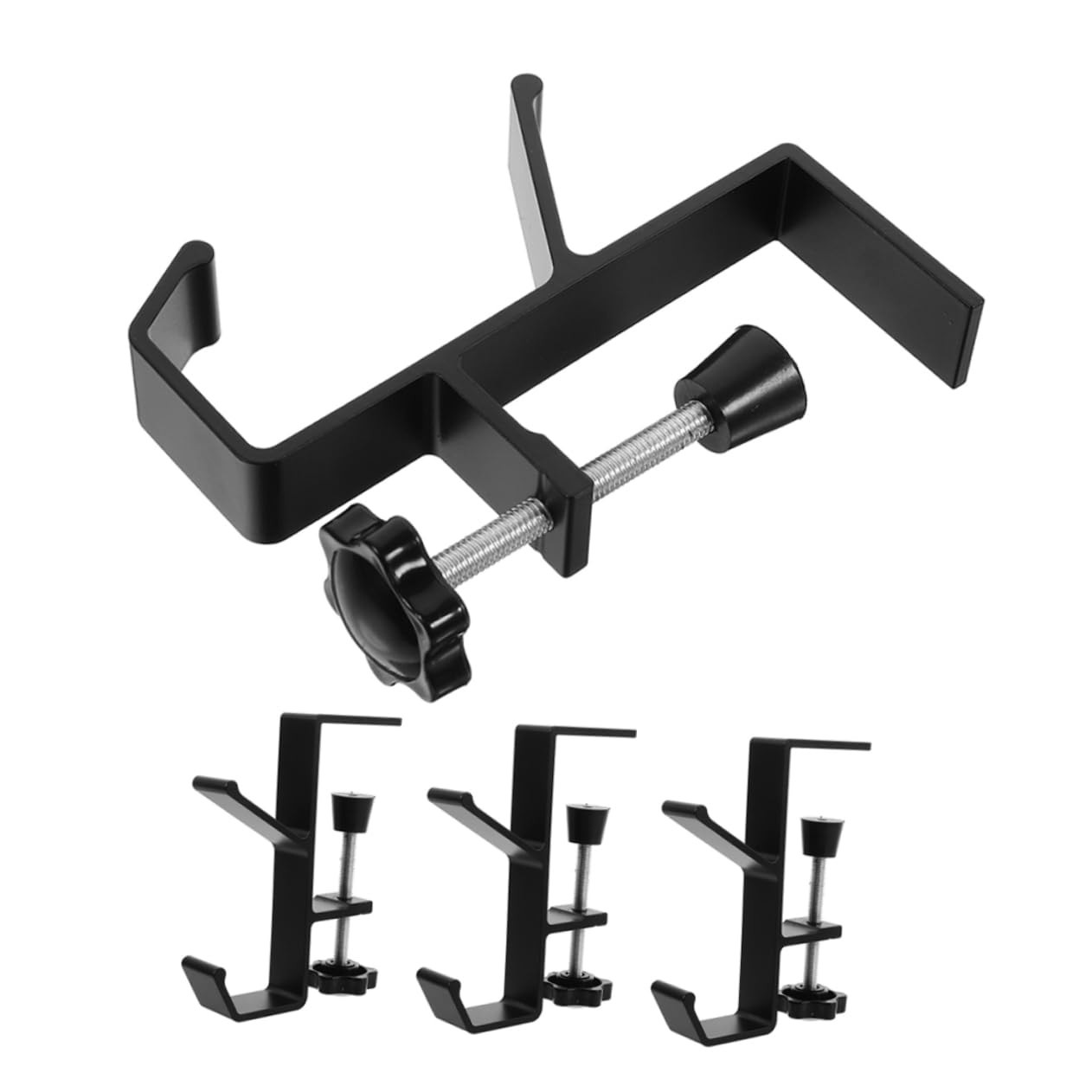 Cabilock 4pcs Mantle Garland and Stocking Hangers No Drill Heavy Duty Metal Hooks for Christmas Decor