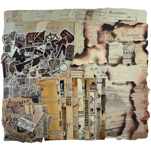 Jukercici Vintage Scrapbook Kit Dark3 149Stk.
