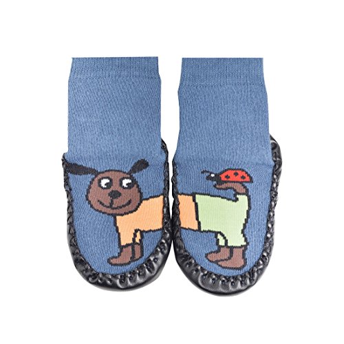 Hüttenschuh-Söckchen,Lustige Tiere''mit Echtem ledersohle...