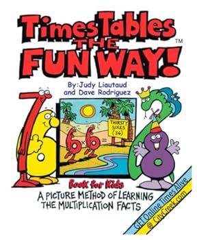 Paperback Times Tables the Fun Way Book for Kids: A picture and story method of learning the multiplication facts Book