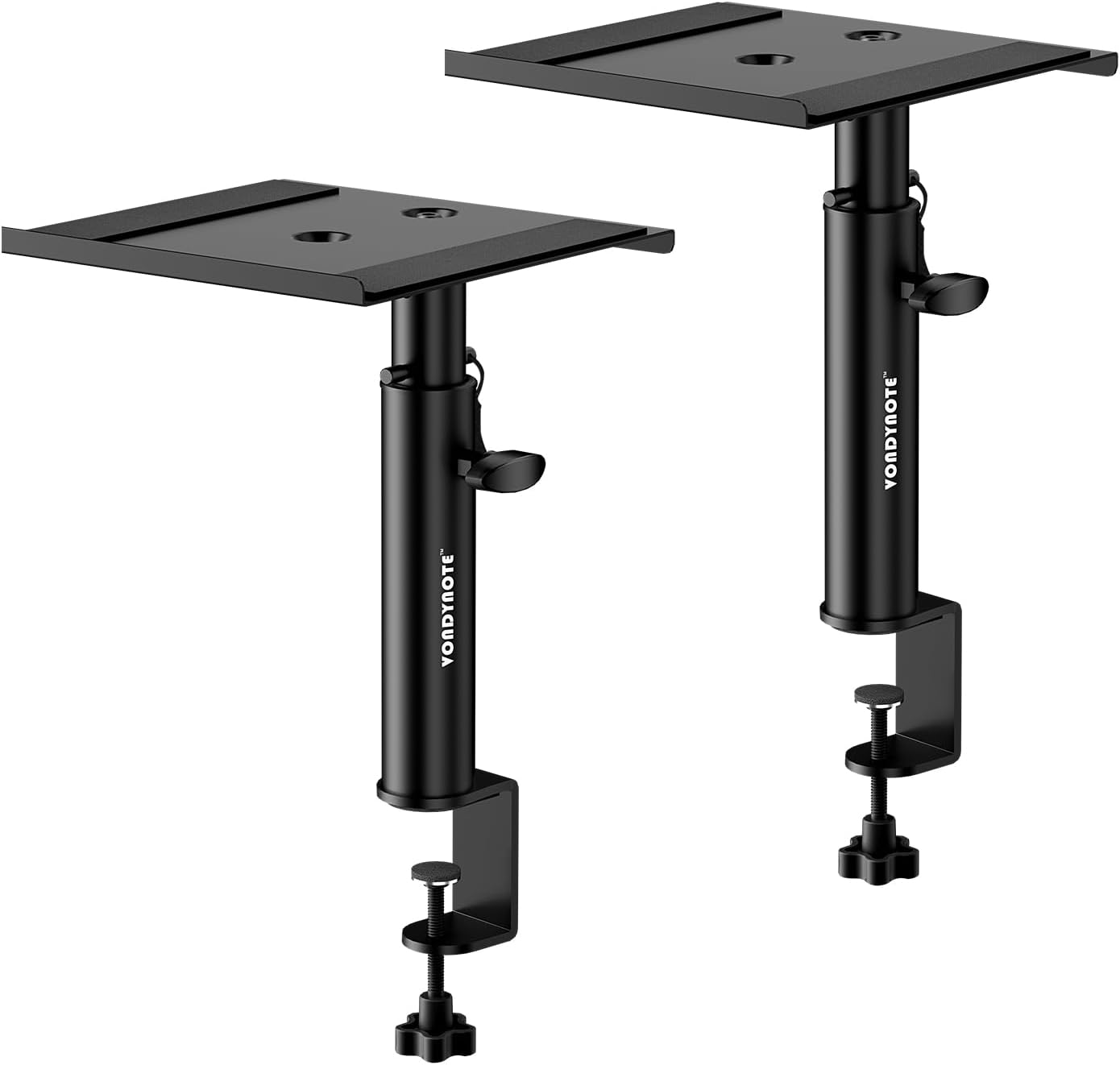 Vondynote Set of 2 Studio Monitor Stands Desktop Clamp Speaker Stands ...
