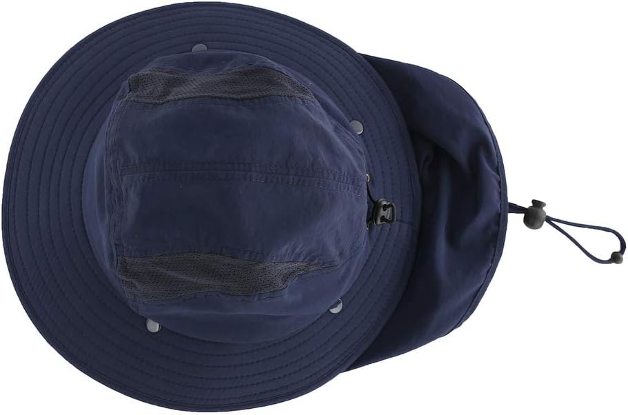 Home Prefer UPF 50+ Boys Sun Hat with Neck Flap Wide Brim Summer Beach Bucket Hat for Boys Girls Toddler Kids Safari Hat - Image 3