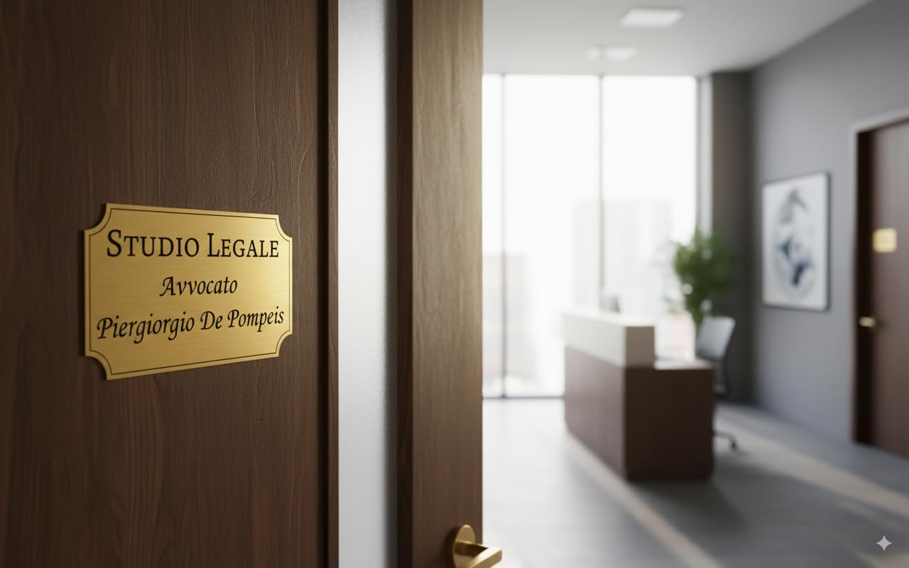Targa Porta Ingresso Personalizzabile Oro Spazzolato - Nome, Indirizzo, Design a Scelta, Targhetta Fuoriporta Laser Incisa Laminato Plastico