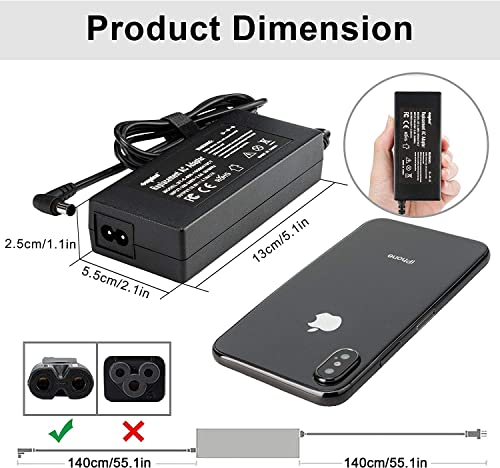 Sunydeal® Alimentatore per Sony Vaio 19.5V 4.7A