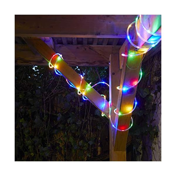 Northpoint LED Lichtschlauch Lichterkette 12m IP44 Warmweiß und RGB Tube-Light 240 LEDs Fernbedienung – Bild 7