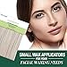 Clean + Easy Wooden Applicator Waxing Sticks – Small Wax Sticks for Hair Removal on Upper Lip & Eyebrow, 100 Count