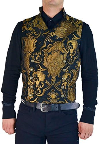 Shrine Gothic Tapestry Cavalier Victorian Steampunk Vintage Vest