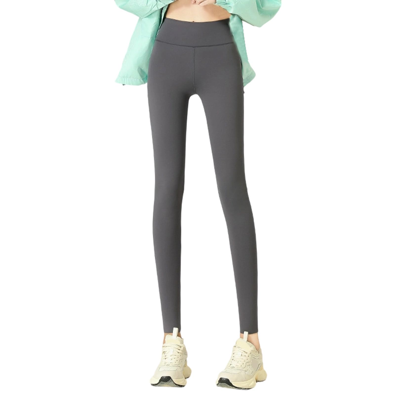 Generico Leggins Donna Pantaloni Invernali Abbigliamento Morbidi Tights Termico Termica Sportivi Yoga Caldi Sportivo Alta Caldo Termici Sweatpants Curvy Leggings