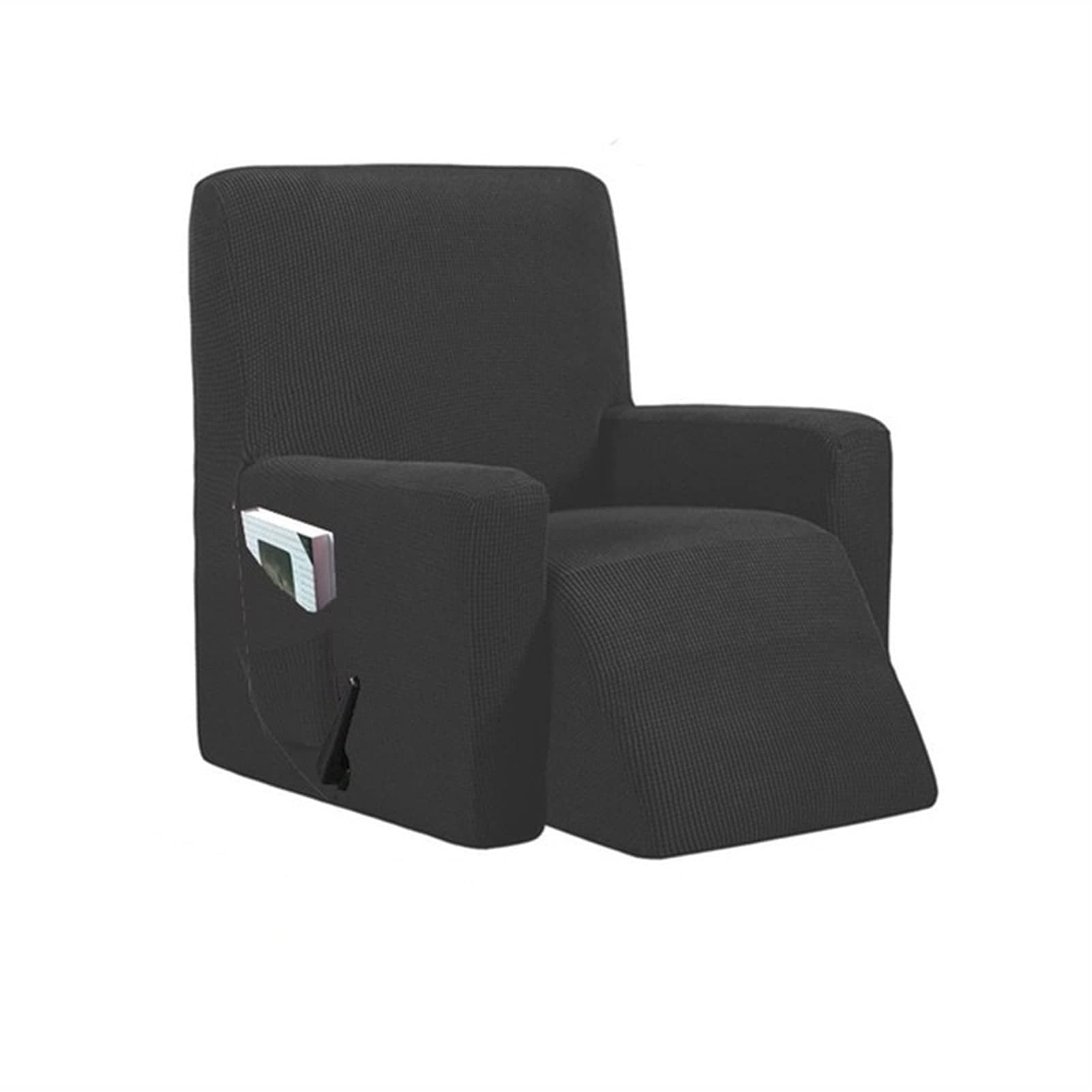 Housse de canapé inclinable extensible et lavable avec poche latérale coloris A