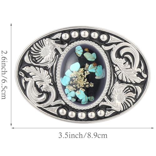 Image of Cowboy Belt Buckle for Men Longhorn Bull Belt Buckles Men Vintage Texas Buckle for Women Cowboy Cowgirl Belt Buckle