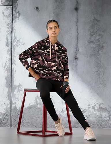 Image of Modern Sports Women's Printed Relaxed Fit Hoodie