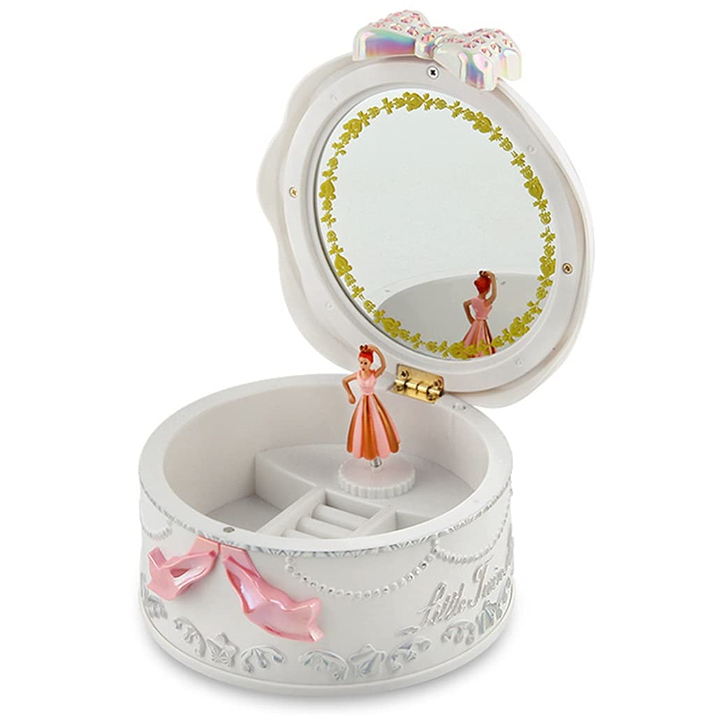 DKIUGL Girls Musical Jewelry Boxes Rotating MusicGramophoneBirthday Gifts