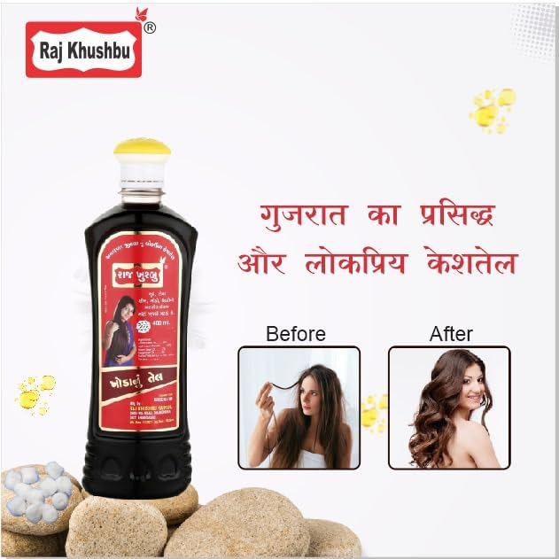 Image of Anti Dandruff & Lice killer Hair Oil with Neem & Nagarmoth | Ayurvedic Non-Sticky for Dry Scalp and Dandruff | 100% Natural for Men & Women (400 ML, 1)