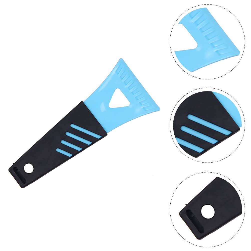 4 Pcs Mini Plastic Spatula Car Necessities Ice Scraper Mininfridge Windshield Snow Wiper Plastic Defroster Handheld Ice Snow Fridge Mini Snow Cleaning Tool Manual Snow Scraper Pp