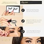 Lilly Lashes Mykonos 3D Mink Lashes, The Original Lilly Lash for Wispy & Natural Look, Reusable Eyelashes up to 25x, Fluffy Eyelashes, Strip Lashes, Lash Glue not Included - Image 4