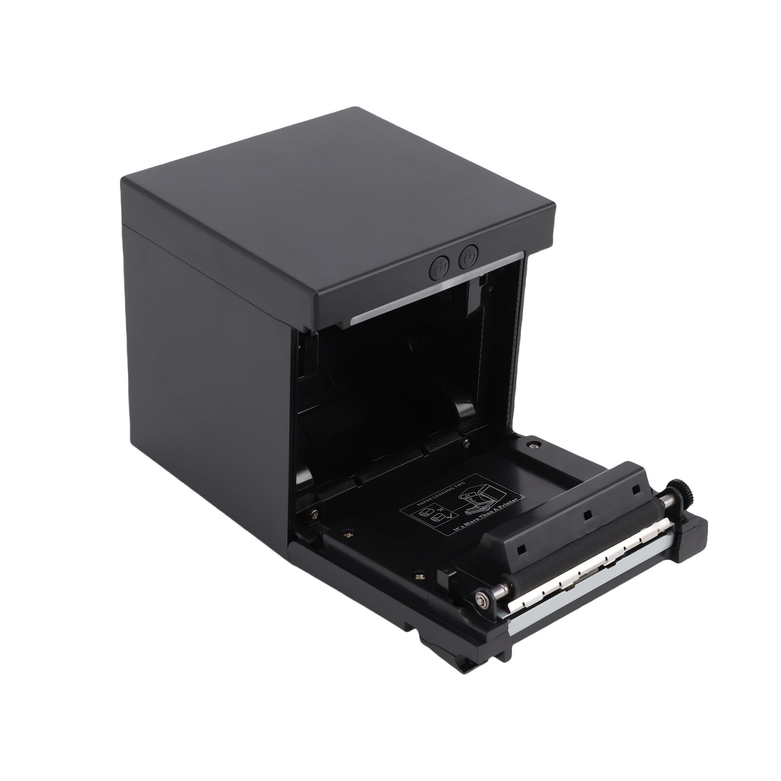 Bisofice Bondrucker 80mm Thermobondrucker Belegdrucker POS Drucker unterstützt ESC/POS, automatisches Schneiden(260mm/s, USB+WiFi+Ethernet)