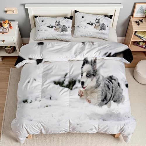 Housse de couette 200x200 chat gris pour une chambre cosy et cocooning - 4