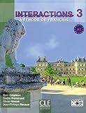  Interactions 3 - Niveau A2 - Livre de l\'élève + DVD Rom