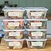 1000 Pieces 1 x 3 Inch Food Storage Freezer Sticker Removable Refrigerator Freezer Labels