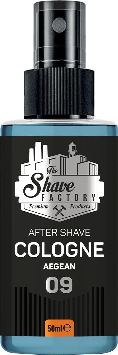After Shave Cologne - A Fragrant Essence For Impeccable After Shave Care For A Long-Lasting Sensation Of Freshness And Comfort (50ML, 09 Aegean)