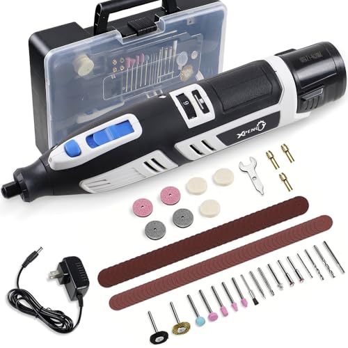 XPENG 12V Cordless Rotary Tool Kit 6 Variable Speeds 5000-25000