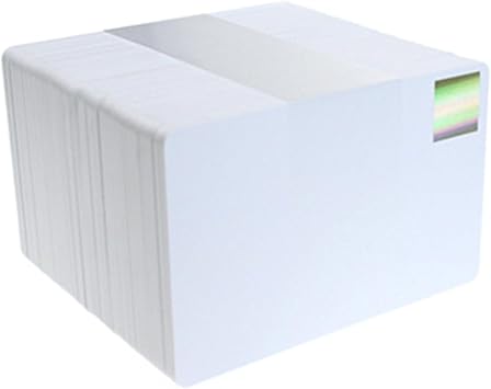 Magicard 30 Mil CR80 Cards w/Gold Holopatch - 100 pack