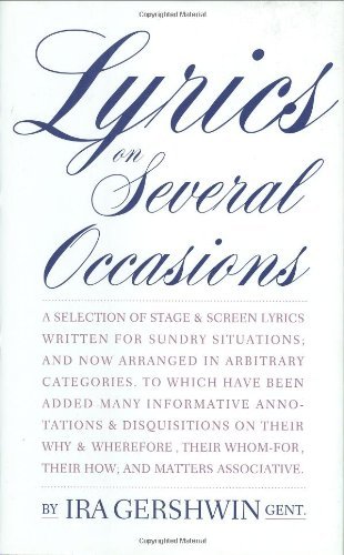 Lyrics On Several Occasions      Kindle Edition