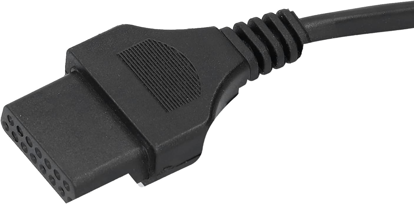 3M Controller Extension Cable, 15 Pin Gamepad Extension Cable with Free and Comfortable Experience, High Performance, for SNK Neo Geo AES / CD(Black)