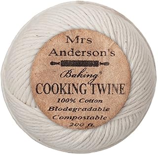 Mrs. Anderson’s Baking Cooking Twine, Made in America, All-Natural Cotton, 200-Feet