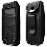 Premium caseroxx Handy-Tasche mit Clip in schwarz