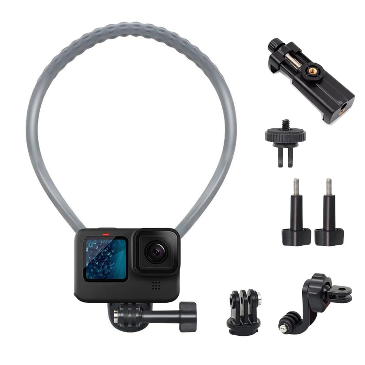 Amazon | ネックレス式マウント GoPro用アクセサリー スマホ 