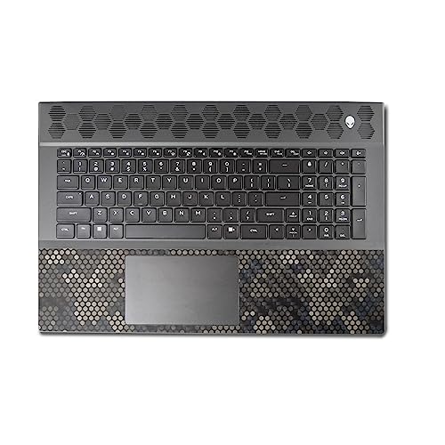 Image of MightySkins Carbon Fiber Skin Compatible with Alienware M18 R1 (2023) Full Wrap Kit - Camo Dots | Protective, Durable Textured Carbon Fiber Finish | Easy to Apply & Change Styles | Made in The USA