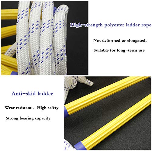 Ficha técnica Escalera de Cuerda Escalera de Seguridad para el hogar Escalera de Escape en Caso de Incendio 2 a 17 Pisos Cuerda de Escape de Emergencia Colgante con Ganchos un Solo Color - Fernando Cortés Ficha técnica Escalera de Cuerda Escalera de Seguridad para el hogar Escalera de Escape en Caso de Incendio 2 a 17 Pisos Cuerda de Escape de Emergencia Colgante con Ganchos un Solo Color - Fernando Cortés