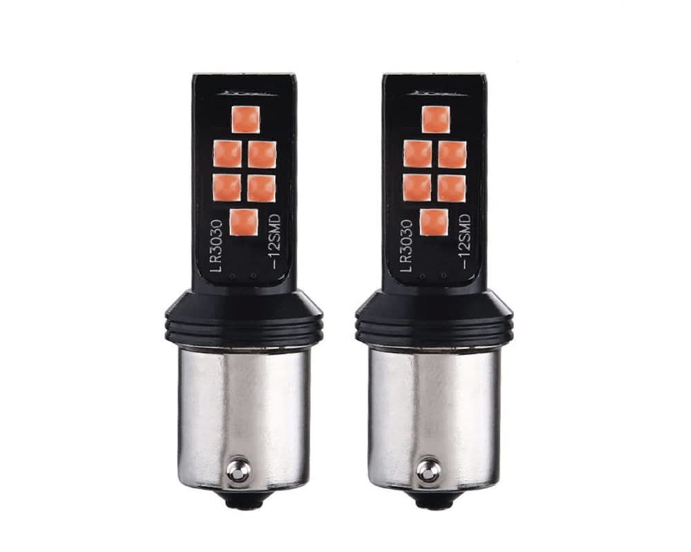 Automaze 1157 BAY15d Red LED Brake Lamp With Advanced 3030 SMD Bright Stop Lamp, Pack of 2 (Red)-image-20