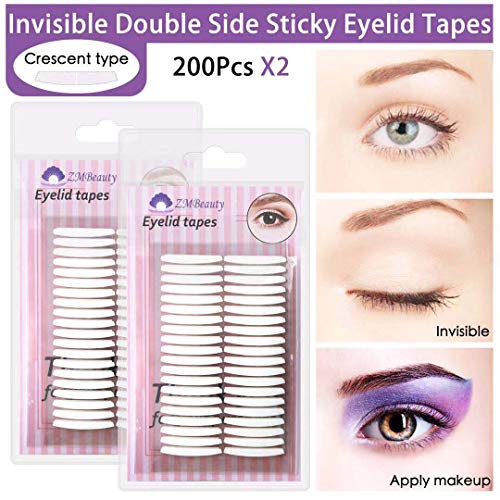 2 Packs Invisible Double Side Eyelid Tapes Stickers, Medical-use Adhesive Eyelid Strips, Instant Eye Lift Without Surgery, Perfect for Hooded, Droopy, Uneven, Mono-eyelids