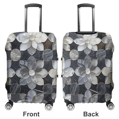 Luggage Covers Anti-Scratch Suitcase Cover Pattern Flower Washable Elastic Suitcase Protector Travel Luggage Protector Covers Carry On Luggages Cover XL (30-32 inches)3