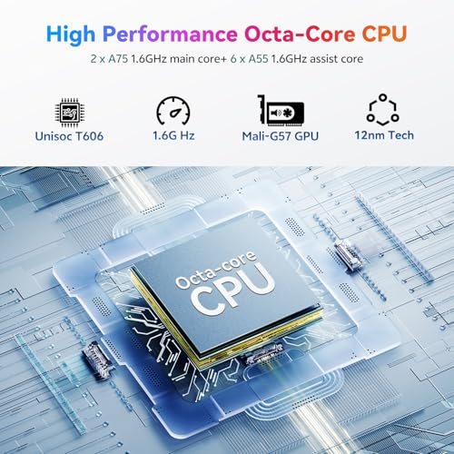 Image of Android Tablet, 10.1 Inch Android 15 Tablet,Octa-core, 12GB RAM 128GB ROM(Expandable to 1 TB), 800x1280 Resolution IPS Display,WiFi 6 & Bluetooth 5.0, Dual Speakers, 2MP+8MP,6000mAh, Blue