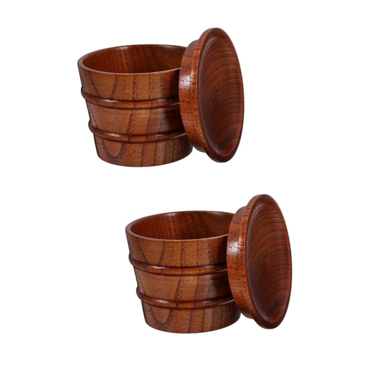 Taza de madera con tapa Gatuida para evitar que el café se enfríe rápido en tu mesa